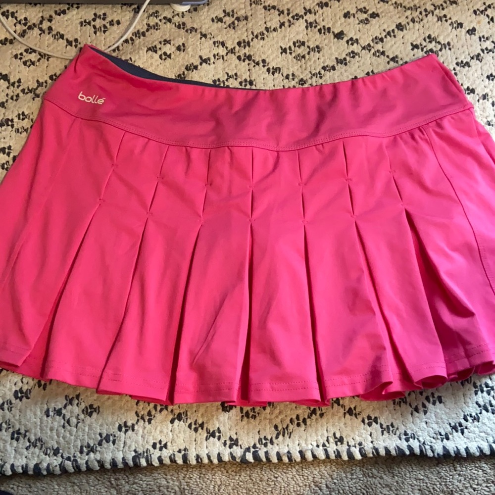 Hot pink tennis skort